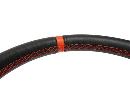 PRP Seats PRP Deep Dish Leather Steering Wheel - Red