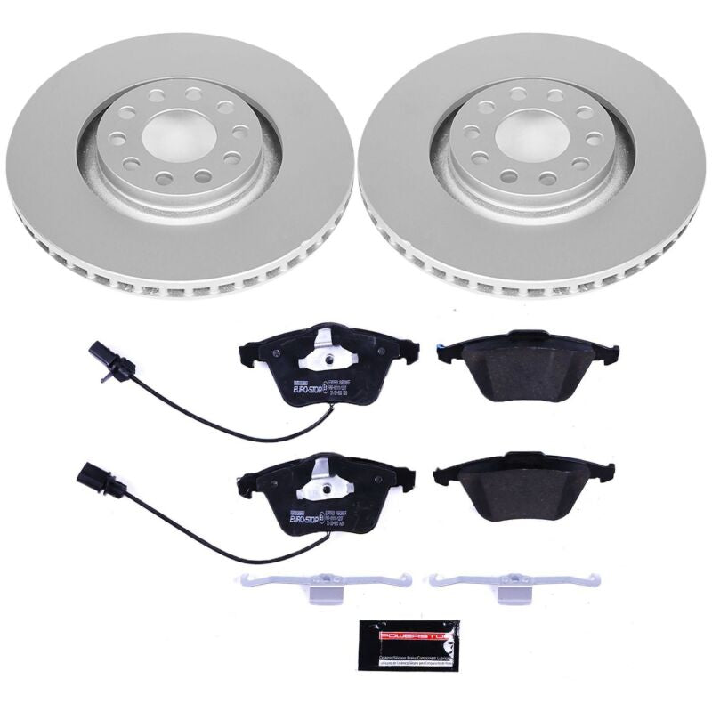 PowerStop Power Stop 05-09 Audi A4 Front Euro-Stop Brake Kit