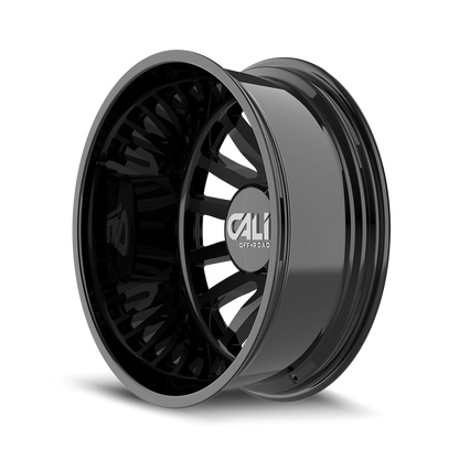 Cali Off-Road 9110D Summit Dually 20x8.25 / 8x200 BP / -232mm Offset / 142mm Hub Gloss Black Wheel
