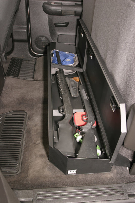 Tuffy Products Tuffy Chevrolet Silverado & Gmc Sierra Underseat Lockbox Full Length W/ Keyed Lock For