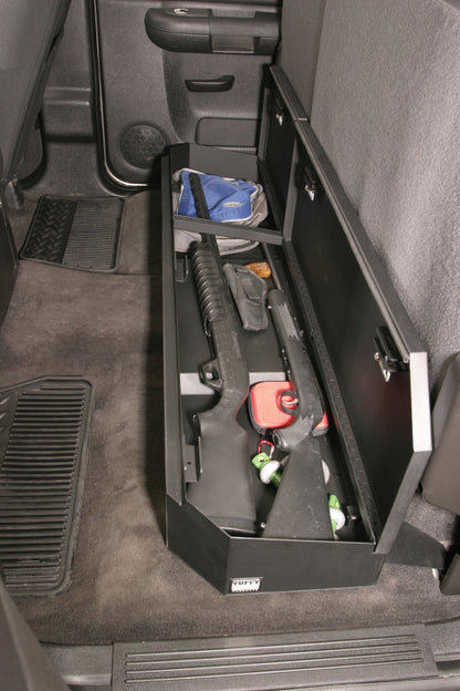 Tuffy Products Tuffy Chevrolet Silverado & Gmc Sierra Underseat Lockbox Full Length W/ Keyed Lock For