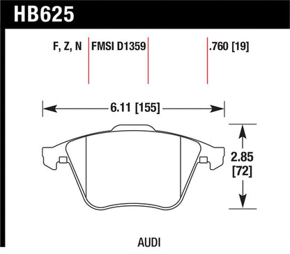Hawk Performance Hawk HPS Street Brake Pads