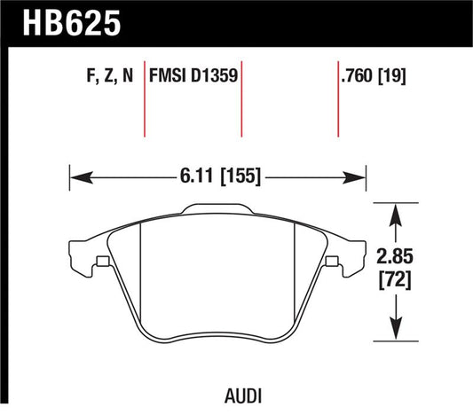 Hawk Performance Hawk HPS Street Brake Pads
