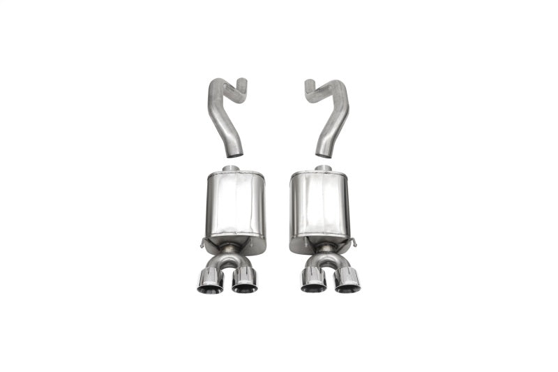 CORSA Performance Corsa 2006-2013 Chevrolet Corvette C6 Z06 7.0L V8 Polished Sport Axle-Back Exhaust