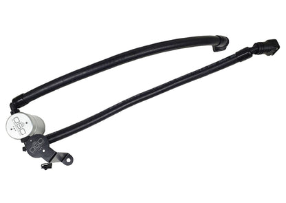 J&L 2020-2025 Ford Explorer 3.0L EcoBoost Oil Separator 3.0 Passenger Side - Clear Anodized