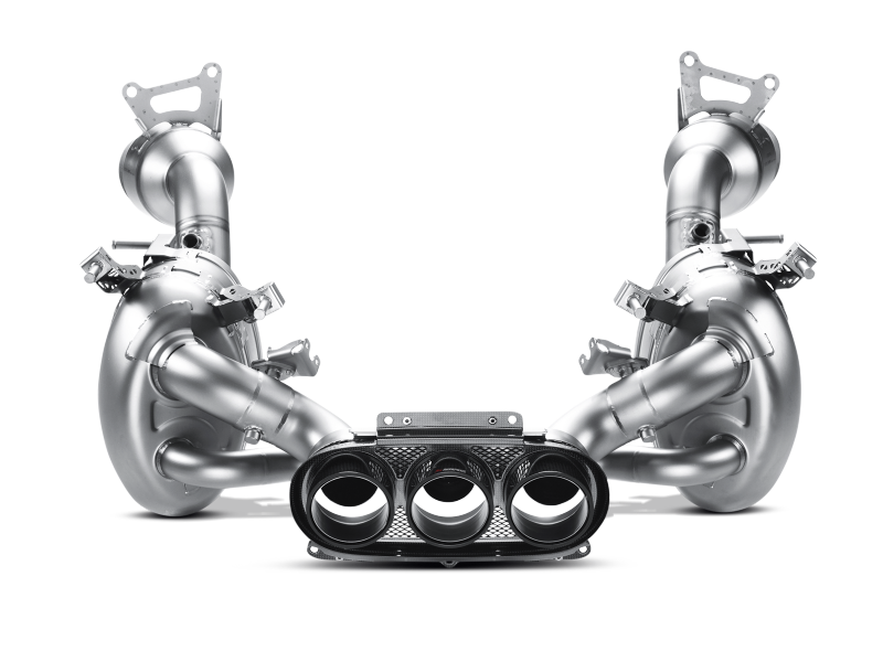 Akrapovic Akrapovic 10-15 Ferrari 458 Italia/458 Spyder Slip-On Line (Titanium) w/ Carbon Tips