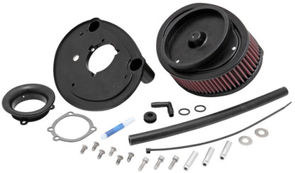 K&N Engineering K&N Oval Red 9in Intake System for Harley-Davidson