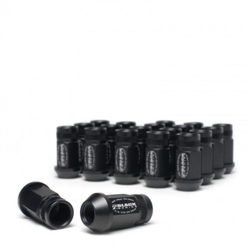 Skunk2 Racing Skunk2 12 x 1.5 Forged Lug Nut Set (Black Series) (20 Pcs.)