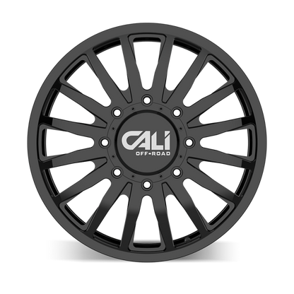 Cali Off-Road 9110D Summit Dually 20x8.25 / 8x200 BP / 115mm Offset / 142mm Hub Gloss Black Wheel