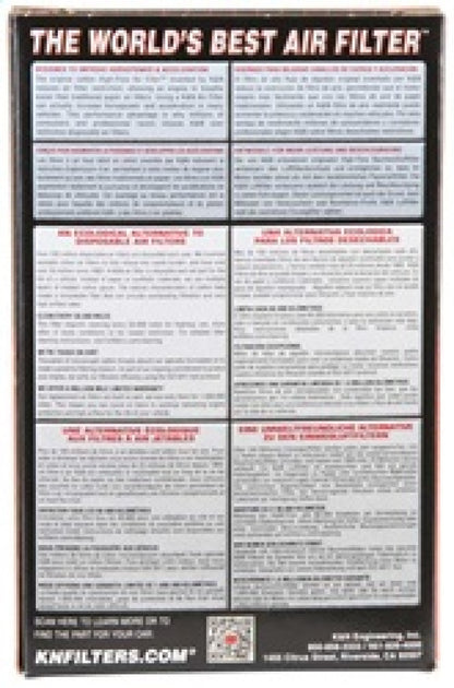 K&N Engineering K&N Universal Clamp-On Air Filter 2-7/16in FLG / 3-1/2in OD / 6in H