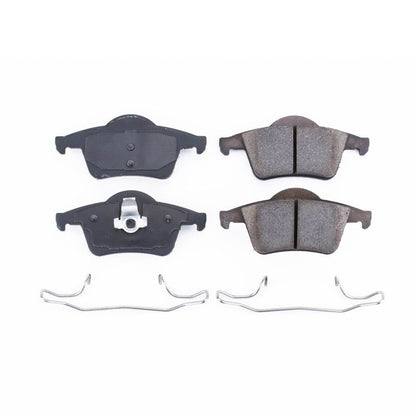 PowerStop Power Stop 01-09 Volvo S60 Rear Z17 Evolution Ceramic Brake Pads w/Hardware