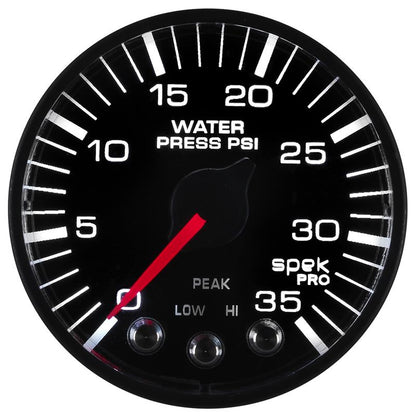 Autometer Spek-Pro 52.4mm 0-35 PSI Digital Stepper Motor Water Pressure Gauge