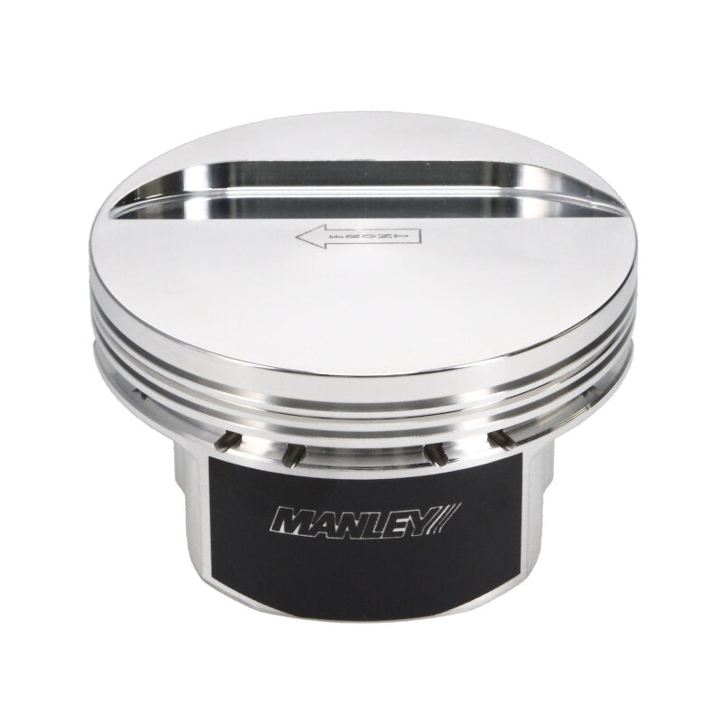 Manley Performance Manley Chevrolet LS Series 4.000in Stroke 4.125in Bore -5cc Flat Top Standard Pistons - Set of 8