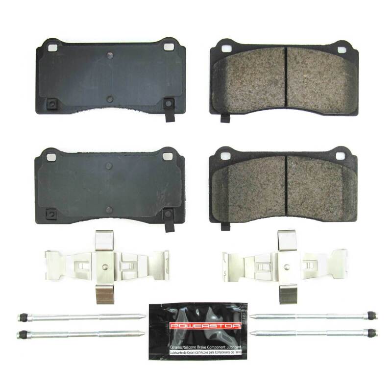 PowerStop Power Stop 17-21 Tesla Model 3 Front Z23 Evo Sport Brake Pads w/Hardware