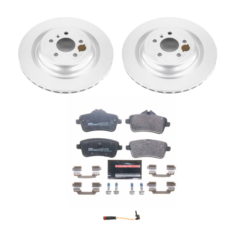 PowerStop Power Stop 17-19 Mercedes-Benz GLS450 Rear Euro-Stop Brake Kit
