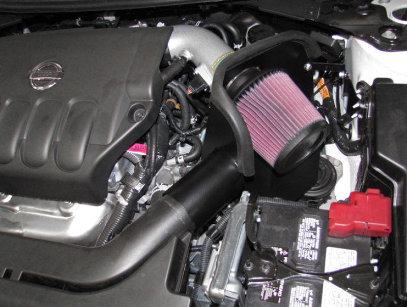 K&N Engineering K&N 07-10 Nissan Altima 2.5L Silver Typhoon Short Ram Intake