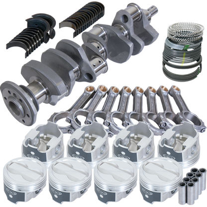 Eagle Chevy LT1 350 1Pc 3.750in Crank 5.700in I-Beam Rods -18cc 4.030in Pistons Rotating Assembly
