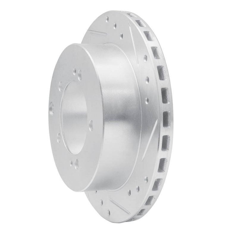 R1 Concepts R1 91-99 Dodge STEALTH Rear Right Drilled & Slotted Silver Brake Rotor