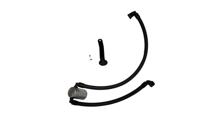 J&L 2024-2025 Ford Mustang 5.0L Oil Separator 3.0 PCV Side - Clear Anodized