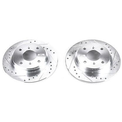 PowerStop Power Stop 86-88 Acura Legend Rear Evolution Drilled & Slotted Rotors - Pair