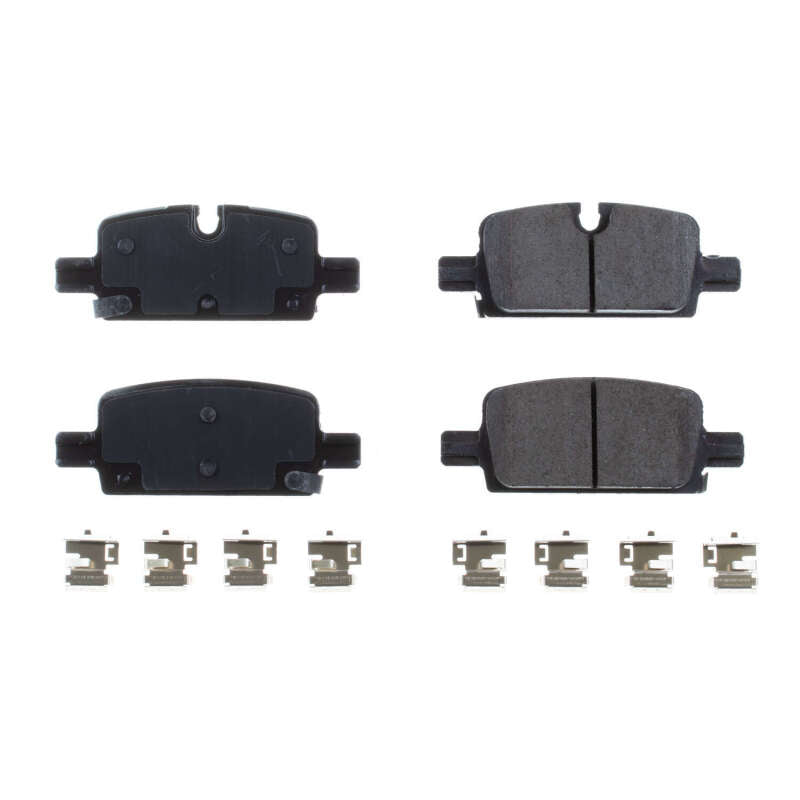 PowerStop Power Stop 2019 Chevrolet Silverado 1500 Rear Z17 Evolution Ceramic Brake Pads w/Hardware
