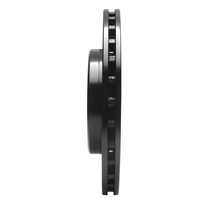 R1 Concepts R1 96-15 Mercedes-Benz C280 Front Right Drilled & Slotted Black Brake Rotor