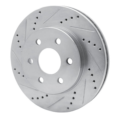 R1 Concepts R1 98-99 Cadillac DEVILLE Front Left Drilled & Slotted Silver Brake Rotor