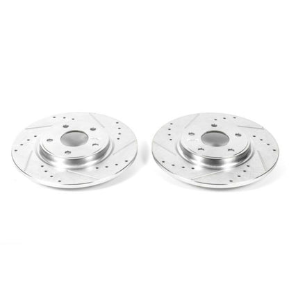 PowerStop Power Stop 12-16 Chrysler Town & Country Rear Evolution Drilled & Slotted Rotors - Pair
