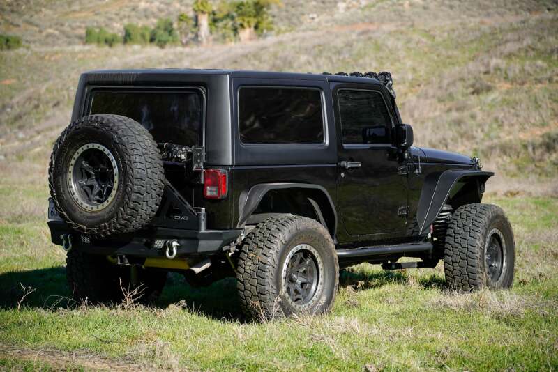 DV8 Offroad DV8 07-18 Jeep Wrangler (JK) Tire Carrier for MTO Bumper