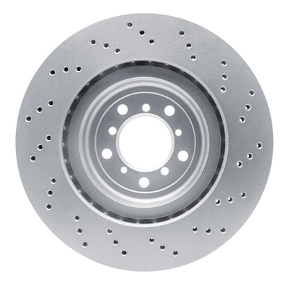 DFC 08-13 BMW 1 Series M Left Front Drilled GeoSPEC Coated Rotor