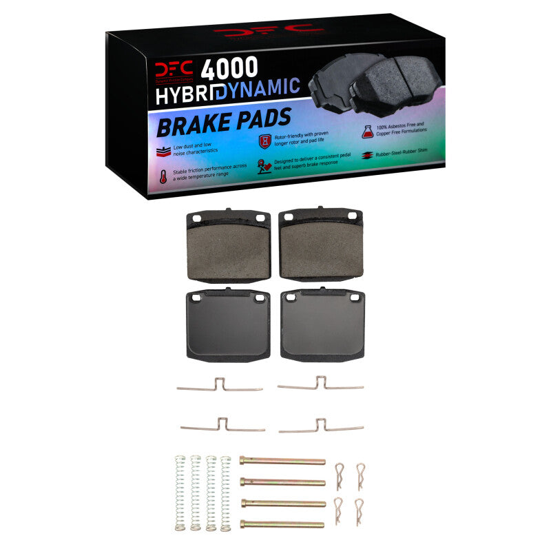DFC 74-82 Honda Civic Front 4000 HybriDynamic Brake Pads and Hardware Kit