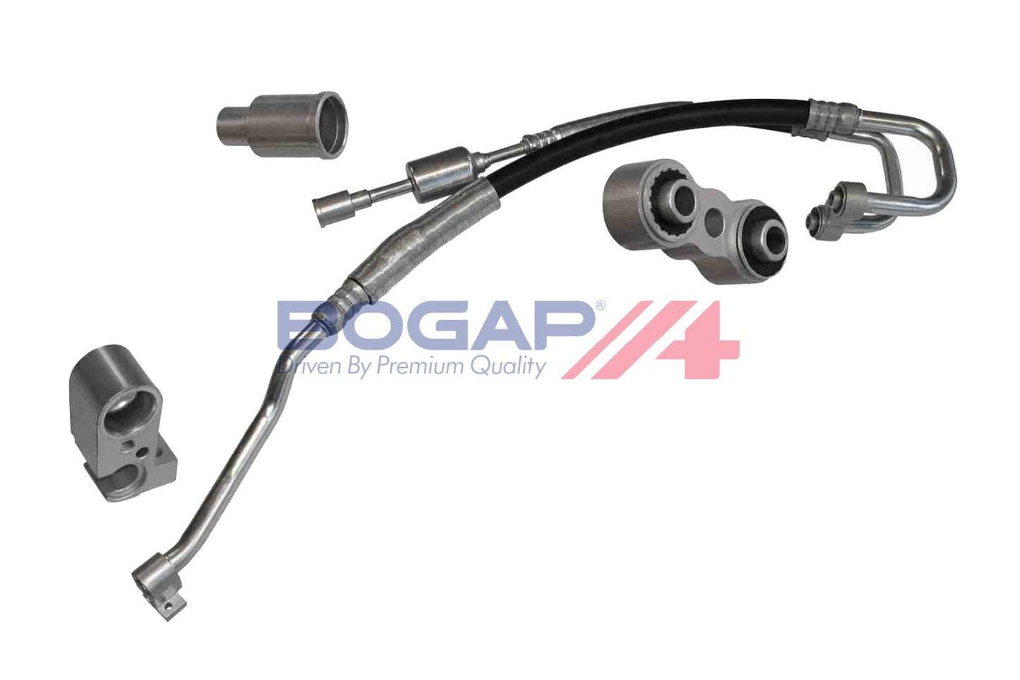 BOGAP L4128101 High/Low-Pressure Line, Air Conditioning
