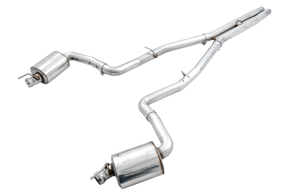 AWE Tuning 2015+ Dodge Challenger 6.4L/6.2L Non-Resonated Touring Edition Exhaust - Use Stock Tips