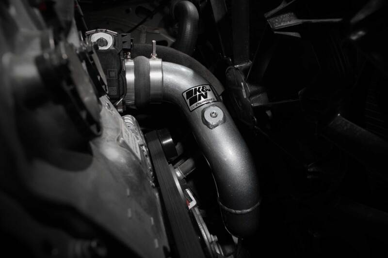 K&N Engineering K&N 23-24 GM Colorado/Canyon 2.7L L4 Charge Pipe - Aluminum Tube - Gunmetal Gray