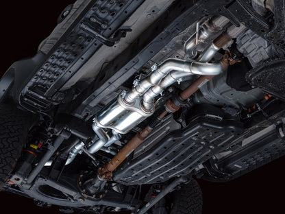 AWE Tuning AWE 2024+ Ford Ranger Raptor 3.0L Switchpath Cat-Back Exhaust - Chrome Silver Tips