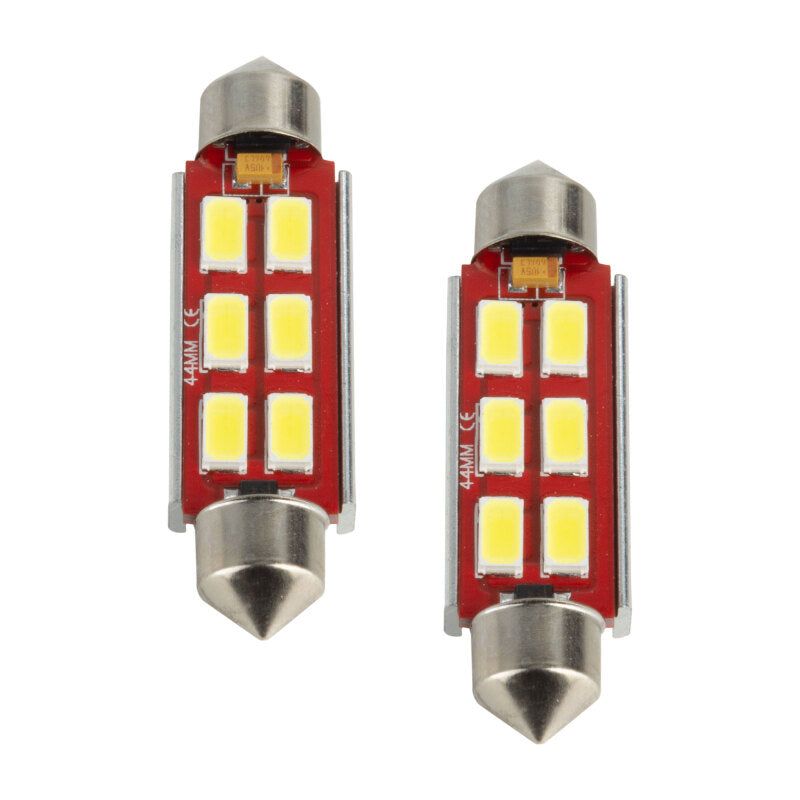 ORACLE Lighting Oracle 44MM 6 LED 3-Chip Festoon Bulbs (Pair) - Cool White