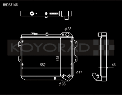 Koyo 83-85 Mazda RX-7 fits 1.1/1.3L MT (Includes GSL-SE Trim)