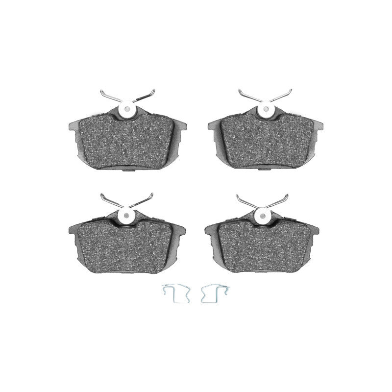 R1 Concepts R1 00-07 Volvo S40 Rear Euro Ceramic Brake Pads and Hardware Kit