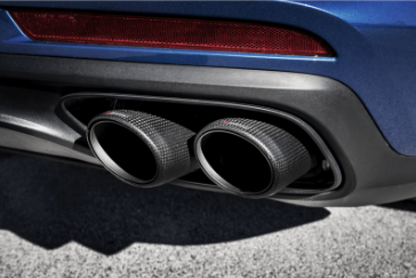 Akrapovic Akrapovic 17-18 Porsche Panamera Turbo Tail Pipe Set (Carbon)