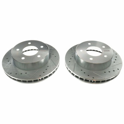 PowerStop Power Stop 90-02 Chevrolet Astro Front Evolution Drilled & Slotted Rotors - Pair