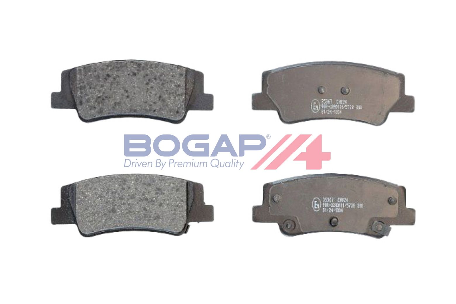BOGAP Y8210265 Brake Pad Set, Disc Brake