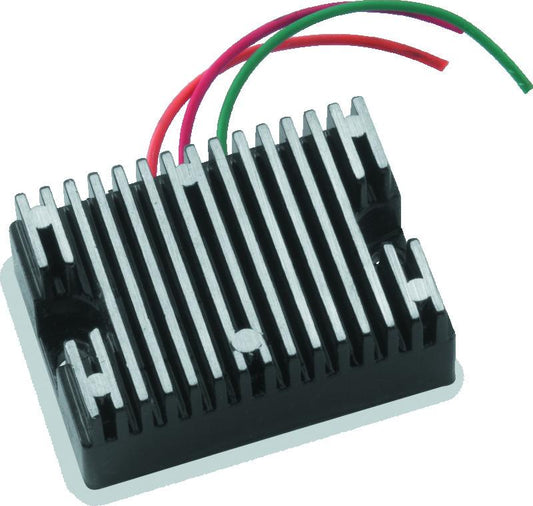 TwinPower Twin Power 65-69 FL 65-77 XL Voltage Regulator Black Replaces H-D 74510-64 12V Generator Type