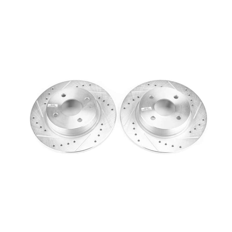 PowerStop Power Stop 2018 Ford EcoSport Rear Evolution Drilled & Slotted Rotors - Pair