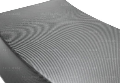Seibon 09-12 Nissan GTR R35 OEM Dry Carbon Fiber Trunk/Hatch (NO Spoiler Holes)