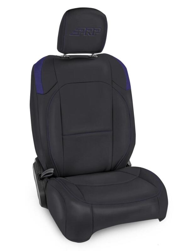 PRP Seats PRP Jeep Wrangler JL Front Seat Covers Jeep Gladiator JT- with Molle Back (Pair) - Black/Purple