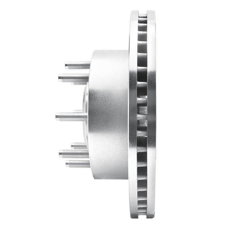 R1 Concepts R1 05-07 Ford F-250 2WD (Super Duty) Front Right Drilled & Slotted Silver Brake Rotor