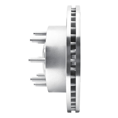 R1 Concepts R1 05-07 Ford F-250 2WD (Super Duty) Front Right Drilled & Slotted Silver Brake Rotor