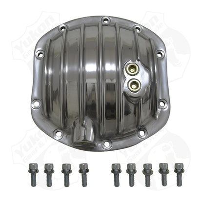 Yukon Gear & Axle Yukon Gear Polished Aluminum Replacement Cover For Dana 30 Standard Rotation