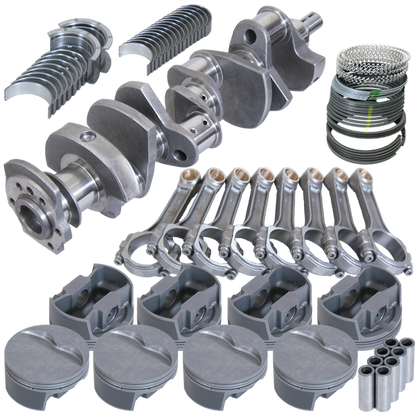 Eagle Chevy LT1350 1Pc 3.750in Crank 6.000in I-Beam Rods -5cc 4.040in Pistons Rotating Assembly