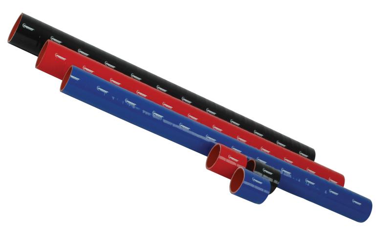 Vibrant 4 Ply Reinforced Silicone Straight Hose Coupling - 2.75in I.D. x 36in long (BLACK)